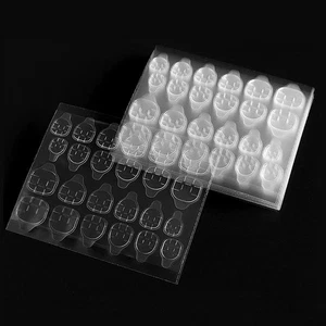 240 Stück Klebelaschen Fake Nagelkleber Sticker doppelseitige Tips für Maniküre - Bild 1 von 6