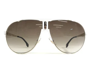 Carrera Sunglasses 1005/S B4EHA Gold White Aviator Frames Gradient Brown Lenses - Picture 1 of 14