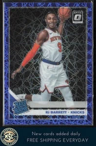 RJ Barrett 2019-20 Donruss Optic Blue Velocity #178 RC New York Knicks - Imagen 1 de 2