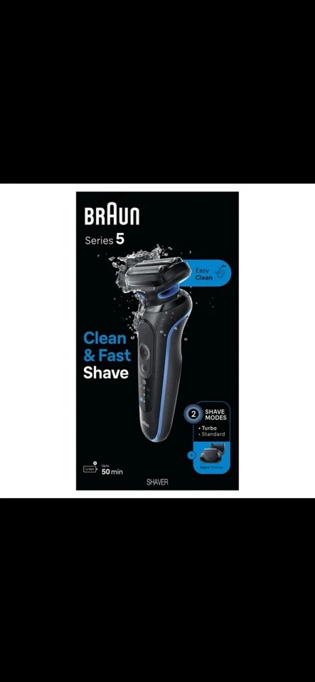 Kit de Afeitadora BrAun Serie 5 Limpio y Rápido Modelo: 5118S (E7) Foto 1 de 1