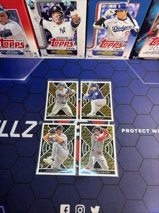 LOT OF (4)2025 Topps Update BLACK GOLD INSERTS-Jobe,Rushing,Shaw,Mayer-RCx4 - Picture 1 of 5