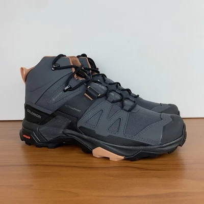 Salomon X Ultra 4 Mid GTX GoreTex Hiking Trail Boots Black Tan Women's Size 10 - Image 1 of 4