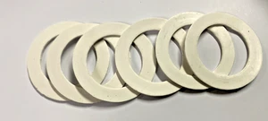 6 AUSTRALIAN MADE REPLACEMENT SEALS FOR Kilner Square Clip Top Spice Jar, 70ml - Picture 1 of 4