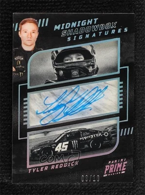 2023 Prime Midnight Shadowbox Signatures Holo Silver /10 Tyler Reddick Auto - Image 1 of 2