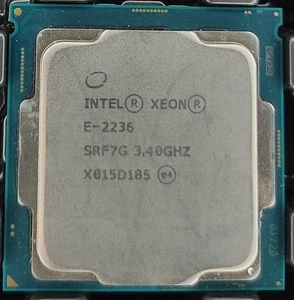 Intel Xeon E-2236 SRF7G 3.4GHz 6C/12t LGA1151 80W CPU Processor - Afbeelding 1 van 1