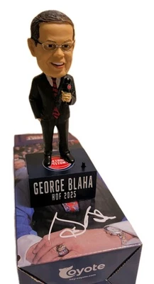 NBA Detroit Pistons George Blaha Salón de la fama 2025 Bobblehead Sga Cuenta ese bebé y falta Foto 1 de 4