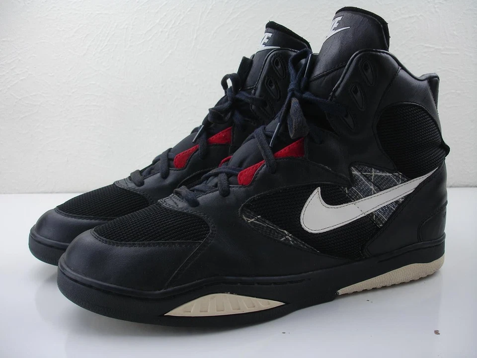 Para hombres 13.5 M Nike Pro Mako 150 Stove OG NFL 930204 LN2 Negro Zapatos de caña alta 1993 Foto 1 de 4