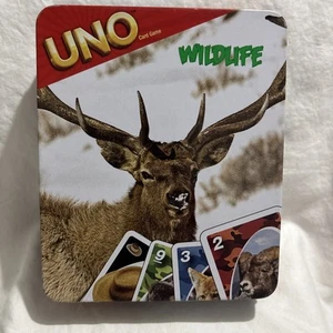 UNO WILDLIFE Collector's Edition Card Game in Tin - Ivan Rothman - 100% Complete - Picture 1 of 18