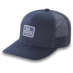 Dakine Classic Logo Trucker Eco Snapback Hat Midnight Navy Blue New - Picture 1 of 1