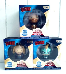 Funko Dorbz Captain Marvel 3-Pack🔥 Vinyl Collectibles - Picture 1 of 2