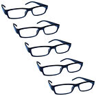 Value Multi 5 Packs Reading Glasses Mens Womens Lightweight UV Reader RRRRR32