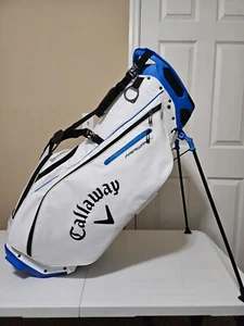 Callaway Fairway 14 Stand Bag White/Royal ***MINT*** - Picture 1 of 13