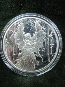 Amy Brown Collection Lady of the Forest 1 oz redondo de plata - Imagen 1 de 3