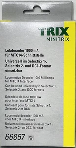 TRIX H0 66857 decoder locomotiva 100 mA universale nuovo & imballo originale - Foto 1 di 3