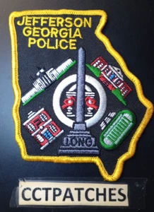 JEFFERSON, GEORGIA POLICE SHOULDER PATCH GA - Picture 1 of 2