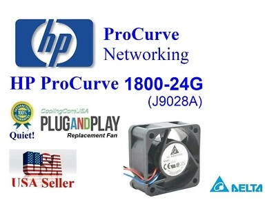 1x Quiet Delta Replacement Fan for HP ProCurve 1800-24G (J9028A) - Image 1 of 4