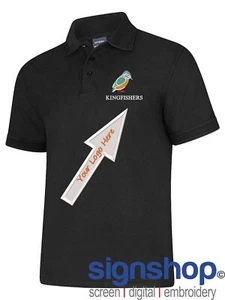 UC108 Polo Shirt Custom Embroidered- Free Logo Setup - Casual Workwear Uniform - Bild 1 von 26