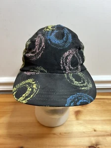 Vintage 90’s Neon Abstract Swirls Skater Chalk Style Hat Trucker Painters Cap - Picture 1 of 9