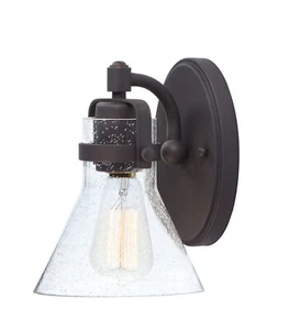 Seafarer Bathroom Vanity Light in Oil Rubbed Bronze - Picture 1 of 4