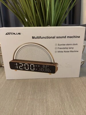 ANYPLUS White Noise Sound Machine Sunrise Alarm Clock - Image 1 of 4