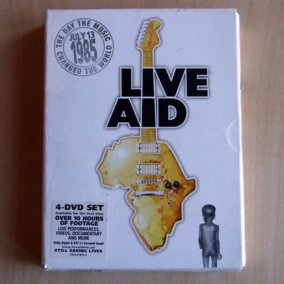 Live Aid DVD 4-disc set 2004 Regions 2 3 4 5 6 concert 1985 Wembley JFK Stadium - Image 1 of 4