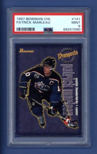 1997-98 BOWMAN CHL #141 PATRICK MARLEAU (rc) PSA 9 MINT Thunderbirds POP 1