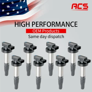 Set of 8 Ignition Coil OEM for 2003-10 Land Rover LR3 Jaguar S-Type XJ8 V8 UF519 - Picture 1 of 11