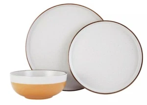 Argos Home Loft Living Speckle 12 Piece Dinner Set - Mustard - Picture 1 of 4