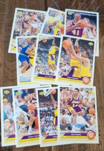 1993-94 MCDONALDS UPPER DECK LOS ANGELES LAKERS 10 CARD SET PERKINS SCOTT GREEN - Picture 1 of 1