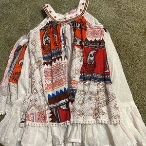 Girls Sundress 2/3 By Cutey Couture Boho - Picture 1 of 5