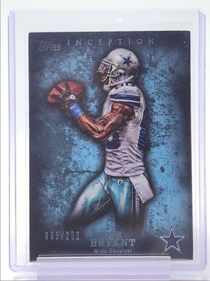 DEZ BRYANT 2012 TOPPS INCEPTION FOOTBALL COWBOYS /252 Q0333 - Image 1 of 2
