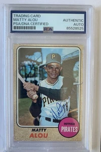 1968 Topps #270 Matty Alou Signed Autograph PSA Authentic - Picture 1 of 2