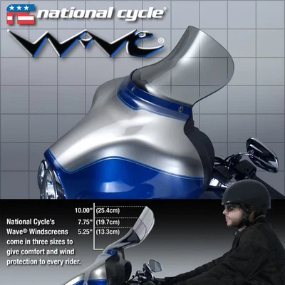 Harley-Davidson Electra Glide Classic Wave Screen 1996-2013 National Cycle pantalla FLHTC Foto 1 de 2
