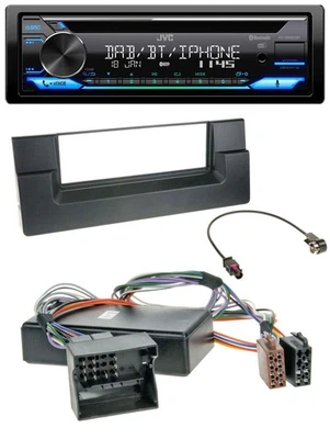 JVC Bluetooth MP3 USB DAB CD Autoradio für BMW X5 E53 5er E39 Aktivsystem Quadlo - Bild 1 von 4