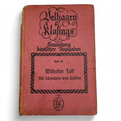 Wilhelm Tell Friedrich Schiller German Edition Velhagen & Klasing Foto 1 de 4