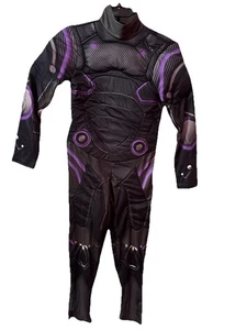 Fortnite Omega Costume Boys Medium 8-10 Purple Jumpsuit Only Halloween Black New - Picture 1 of 11