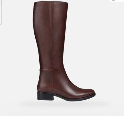 Botines Geox Para Mujer Vintage Cuero Marrón Estilo Boho Western, Talla US 9.5 Foto 1 de 4