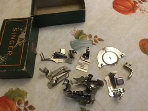 Accesorios de costura vintage Singer 120598, 36865, 160359, 35931, 352150, 121441 - Imagen 1 de 11