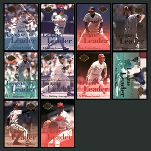 1994 Fleer Ultra League Leaders Complete Set 10 Baseball Cards John Olerud NM - Picture 1 of 13