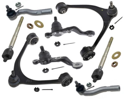 4.0L Front Upper Control Arms Lexus GS400 Lower Ball Joints Tie Rods GS300 3.0L - Image 1 of 4