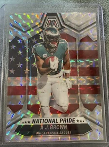 2024 Panini Mosaic National Pride Silver Mosaic Prizm #265 A.J. BROWN- EAGLES 🔥 - Picture 1 of 4