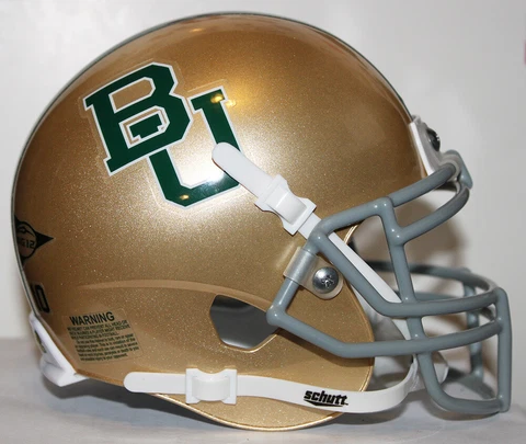 2012 Baylor Bears Custom Schutt Mini Helmet Robert Griffin III - Heisman Cover