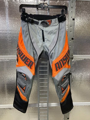 Pantalones de motocross Answer Alpha - Talla 26 - ATV todoterreno - Motocicleta - Jóvenes para hombre Foto 1 de 4
