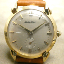 Vintage Mathey-Tissot 14k Gold Mechanical Handwinding Swiss Men's Watch Working