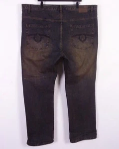 vintage 00s Y2K Attitude Baggy Denim Jeans Rap Hip Hop Streetwear 46 - Picture 1 of 6
