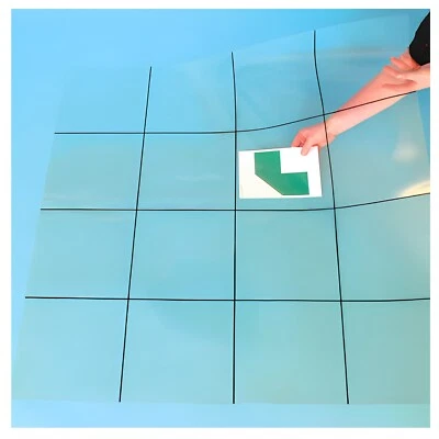 Alfombrilla de rejilla transparente TTS para Bee-Bot y Blue-bot para niños - Sin bolsillos Foto 1 de 4