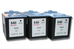 3 cartucho de impresión negro para Samsung SF-365 SF-365TP SF-361 18ml - Afbeelding 1 van 1