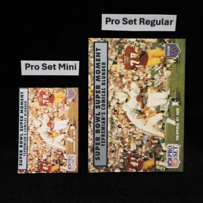 1990 Garo Yepremian Dolphins "S. Bowl Supermen" Pro Set Mini #141 .. See Descrip - Image 1 of 2