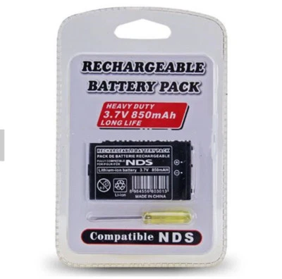Batería para Nintendo DS Original NDS 3.7V 850mAH Batería con Herramienta Destornillador Foto 1 de 4