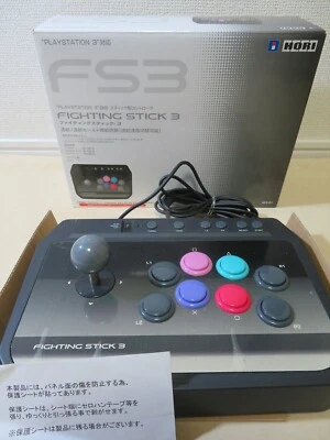 HORI Fighting Stick 3 controller sony ps3 tested Joystick Japan playstation JP - Image 1 of 4
